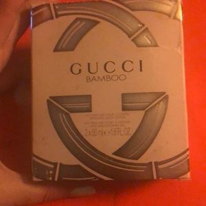 Gucci bamboo body lotion and body wash
